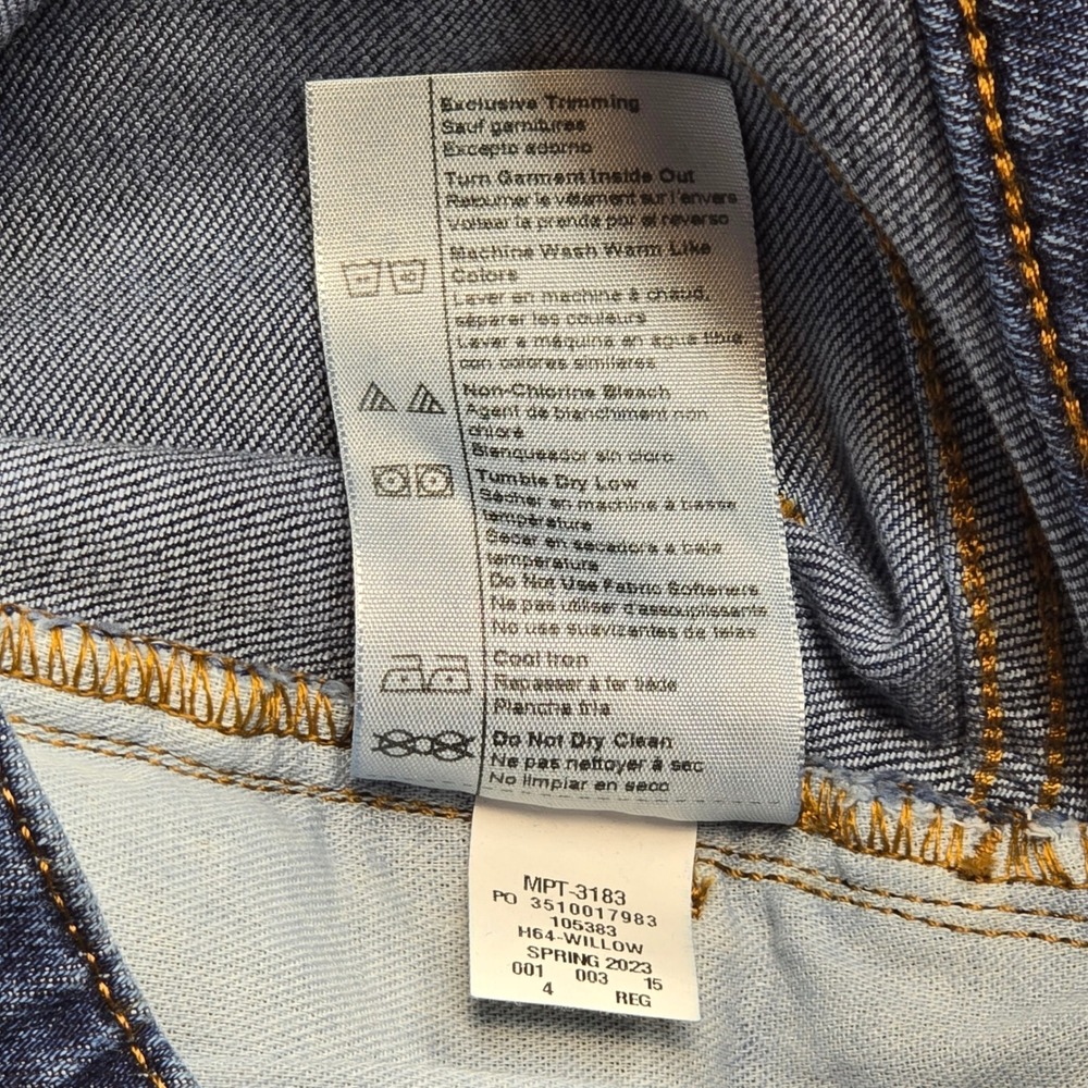 Carhartt Relaxed Fit Jeans Rugged Flex Straight Leg Workwear Women 4R - Picture 4 of 9
